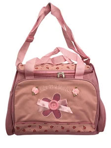BORSA NURSERY ROSA CAMBIO BEBE' TAPPETINO FASCITOIO MANICI E TRACOLLA 4 TASCHE - Imagen 1 de 6