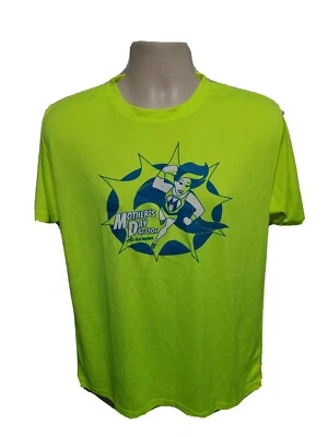 NYC Runs Mothers Day 5k 10k Run Mens Large Green Jersey - Image 1 of 4