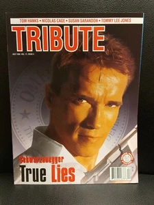 ARNOLD SCHWARZENEGGER Tribute Magazine July 1994 WILLEM DAFOE Bridget Fonda - Foto 1 di 1