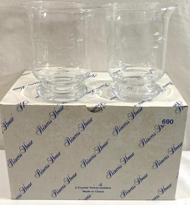 Prinzessinnenhaus Kristall Windlichthalter 690 Heritage N.O.S. 2er Set - Bild 1 von 9