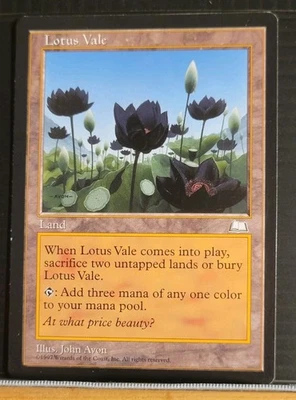 Mtg LOTUS VALE NM Weatherlight Reserve List -Argo- - Image 1 of 2
