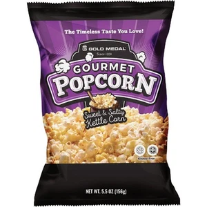 Gold Medal Gourmet 5.5 Oz. Sweet & Salty Kettle Corn 3743 Gold Medal Gourmet - Imagen 1 de 3