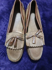 Cole Haan chestnut, Kiltie Pinch Tassel Men's Loafers | Size 13 M - Picture 1 of 6