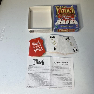Flinch Card Game New Open Box Hasbro 2002 100 Years Edition Complete - Image 1 of 4