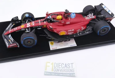 NEW LOOKSMART FERRARI SF23 L HAMILTON FIORANO TEST CAR 2025  1/18 F1 - Image 1 of 4