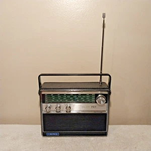 👀Video, Vintage 1960's Crown 4 Band Solid State FET Transistor Radio TRF-800AW - Picture 1 of 18