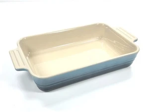 Plato para hornear rectangular de gres Le Creuset 25 cm / 10" color ~ MARINO - Imagen 1 de 7