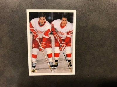 1990-91 Upper Deck Hockey - Young Guns Checklist #521 - Sergei Fedorov Red Wings - Image 1 of 2