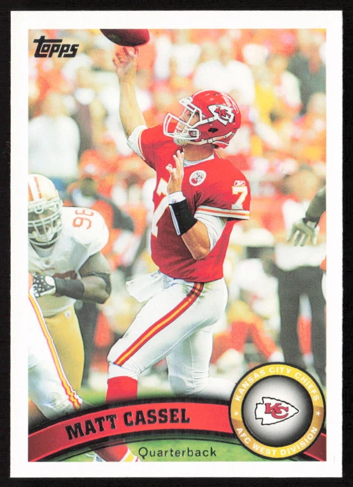 2011 Topps Matt Cassel #318 Kansas City Chiefs - Image 1 of 2
