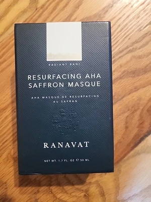 Маска RANAVAT Resurfacing Saffron AHA 1,7 унции запечатанная коробка ПОДЛИННАЯ - Изображение 1 из 4