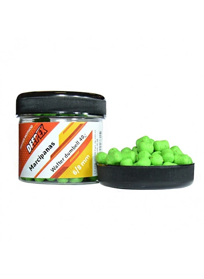 Deepex Wafter Hantel 6/8mm Marzipan Method Feeder Karpfenangeln Köder - Bild 1 von 1