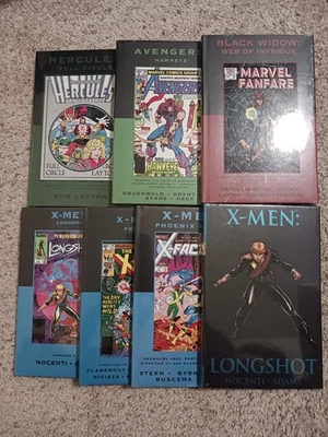 Tapa dura clásica Marvel Premiere - X-Men - Viuda Negra - Ojo de Halcón (Nuevo/Sellado) Foto 1 de 3