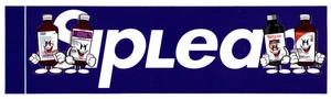 Boceto de ropa SipLean-una caja púrpura logotipo pegatina sorbo magro - Imagen 1 de 1