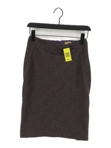 Ted Baker Women's Midi Skirt UK 8 Brown Polyester - Picture 1 of 5