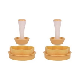 2X(Törtchenschalenform, Gebäckstampfer, -Törtchenstampfer, Rund, Törtchensc5482 - Bild 1 von 6