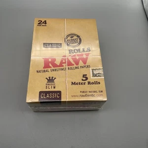 Full Box Raw Classic King Size 5 Meter Rolls with Free LED Glow Tray - Foto 1 di 2