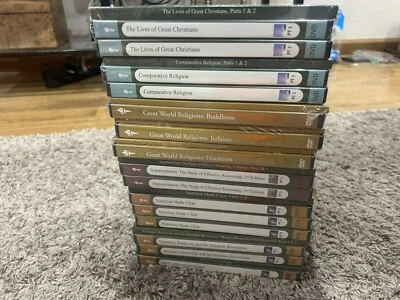 The Great Courses TEACHING COMPANY DVDs And Guidebooks Mixed Sets New/Sealed Foto 1 de 4