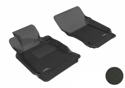 3D MAXpider  Black 1st Row 2 Piece Floor Liners for Infiniti Q70 - Image 1 of 4