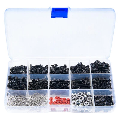 Nuts Bolt Assortment Kit Screws Set 600PCS For 1/10 Traxxas TRX4 SCX10 RC Car - Image 1 of 4
