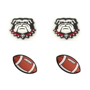 NCAA Georgia Bulldogs Alt Team para Crocs zapatos dijes Jibbitz - 4 piezas - Imagen 1 de 1