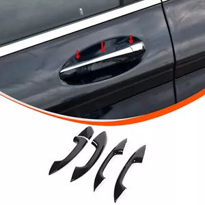 Coperchio maniglia porta nero lucido adatto per Mercedes GLC X253 Classe C W205 - Foto 1 di 8