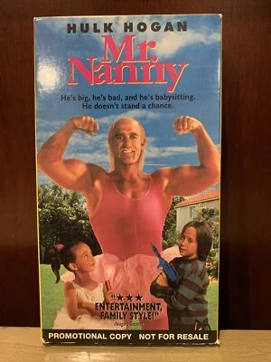 MR NANNY VHS PROMOTIONAL SCREENER Hulk Hogan WWF Very RARE - Image 1 of 4