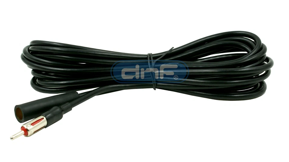 20-футовый удлинительный шнур автоматической антенны штекерный гнездовой автомобильный кабель адаптера Ant AM FM 240 дюймов - Изображение 1 из 1