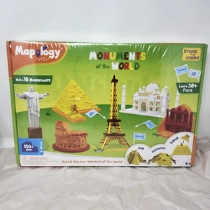 Mapología Monumentos del Mundo Imagi Hacer Nuevo Precintado 10 Monumentos - Imagen 1 de 9