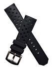 22 mm BLACK SPORTS STYLE PIN BUCKLE RUBBER WATCH STRAP to fit TAG Heuer F1 model