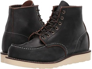 all black red wing boots