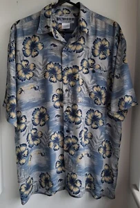 Camisa Hawaiana Tropical Sin Atar De Colección 47"-119.5cm M (254RL) - Imagen 1 de 3