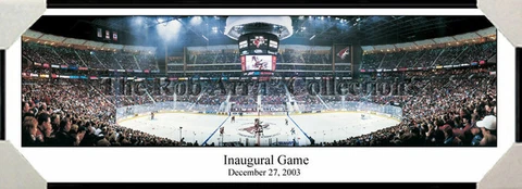 NHL 2003 Phoenix Coyotes Inaugural Game in Glendale Arena Panoramic Poster 4011 Cover