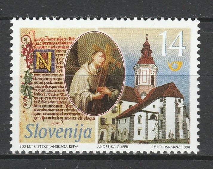 Slovenia 1998 Church MNH stamp - Image 1 of 1