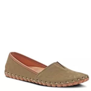 Spring Step Leather Stretch Kathaleta Slip On Flats Shoes Flexible, Size 7.5 - Picture 1 of 11