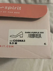 NIB easy spirit Cosma3 dark purple pumps size 9.5 - Picture 1 of 3