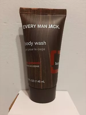 EVERY MAN JACK Body Wash & Shower Gel 1.5 floz/45mL Travel Size CEDARWOOD - Image 1 of 4