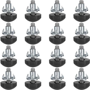 M8 Leveling Feet Stainless Steel Screw-in Furniture Leg Leveler 8mm Adjustabl... - Picture 1 of 7