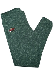 Leggings donna Minnesota Wild Hockey verde variegato taglia large logo di ZooZatz - Foto 1 di 4
