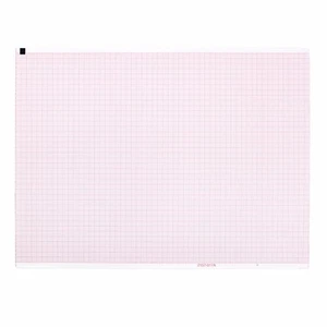 ECG Paper 8 Pack Z-Fold Welch Allyn Compatible Generic Red Grid Chart Paper - Picture 1 of 4