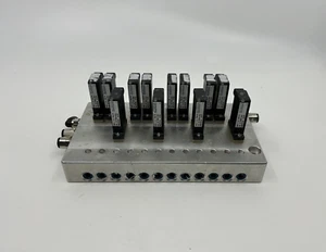 Lot of 12 Burkert 6624 2/2 and 3/2 way TwinPower rocker solenoid valve (*) - Picture 1 of 5