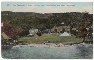 POSTAL DE COLECCIÓN SILVER BAY ASSOCIATION LAKE GEORGE NY 101221 Q - Imagen 1 de 2