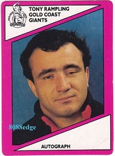1988 SCANLENS RUGBY LEAGUE #126: TONY RAMPLING -GOLD COAST GIANTS/NSW ORIGIN (c)