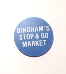 10 Cent - Blue Token - Food Stamp Credit - Bingham's Stop & Go Market - Picture 1 of 2