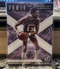 2021-22 Donruss Power in the Paint Wilt Chamberlain Los Angeles Lakers #1