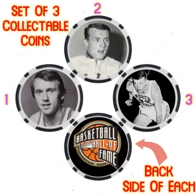 BILLY CUNNINGHAM - BASKETBALL HALL OF FAME - COLLECTABLE COIN SET - Image 1 of 2