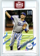Chris Taylor auto autograph card /99 2023 Topps Archives Signature Dodgers