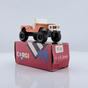 4x4 Jeep Classic British Classic Car Model Diecast 1:60-1:72 Scale Corgi - Picture 1 of 13
