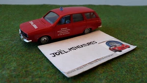 RENAULT 12 BREAK VITRE AMBULANCE SAPEURS POMPIERS SER 1/43 SOLIDO MADE IN FRANCE - Bild 1 von 7