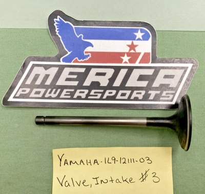 REEMPLAZA YAMAHA 1L9-12111-03 Válvula, Entrada #3 Foto 1 de 4