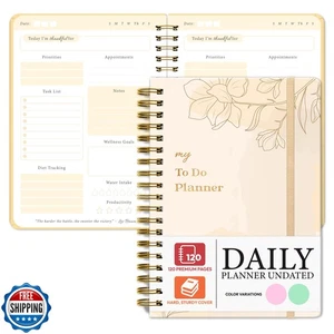 Only Zest To-Do List Notebook for Work—Undated Daily Planner and Schedule Org - Picture 1 of 5